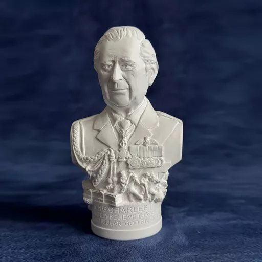 King Charles III Bust