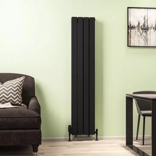 Warrington 1500 x 304 Radiator Type20 Matt Black