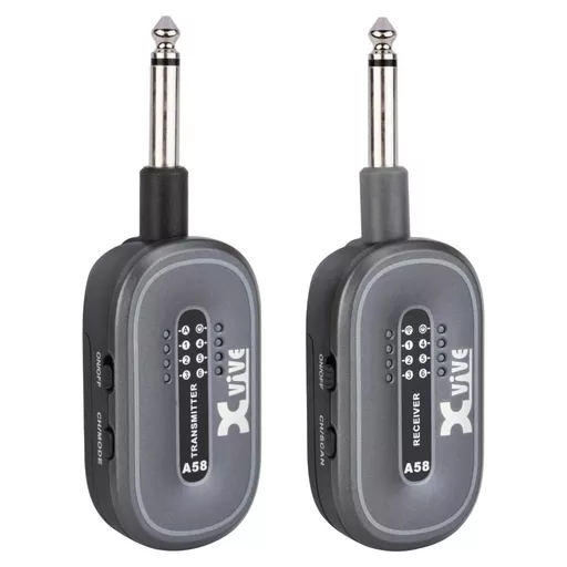 XVIVE A58 Guitar Wireless System, 5.8GHZ, Grey