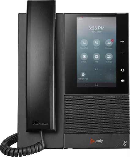 POLY CCX 505 DECT telephone Caller ID Black