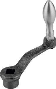 K0684 - Offset Crank Handles In Cast Iron Length 63-200mm