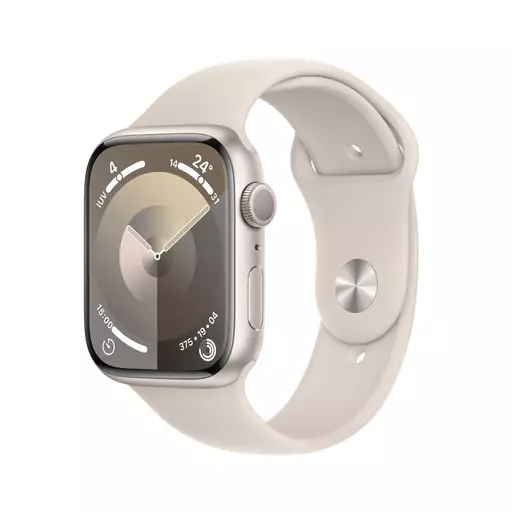 Apple Watch Series 9 45 mm Digital 396 x 484 pixels Touchscreen Beige Wi-Fi GPS (satellite)