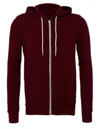 Canvas Unisex Sponge Fleece Full-Zip Hoodie