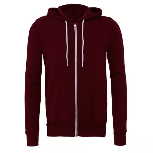 Canvas Unisex Sponge Fleece Full-Zip Hoodie