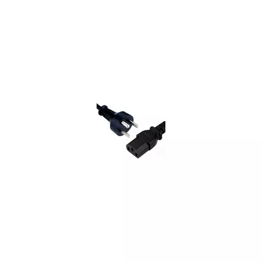 Danish to IEC C13 Mains Lead, 2.5M