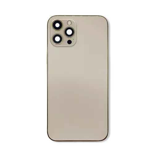 Back Housing With Internal Parts (Gold) (No Logo) - For iPhone 12 Pro Max