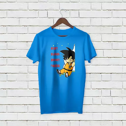 Personalised Even Super Sayan Needs Rest T-Shirt - Add Your Text/Name