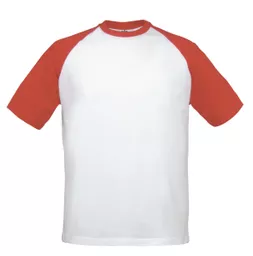 Mens S/Sleeve Baseball Tee