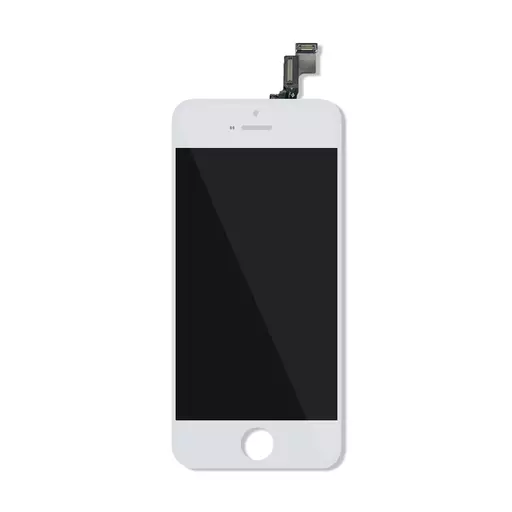 Screen Assembly (VALUE) (LCD) (White) - For iPhone 5S / SE