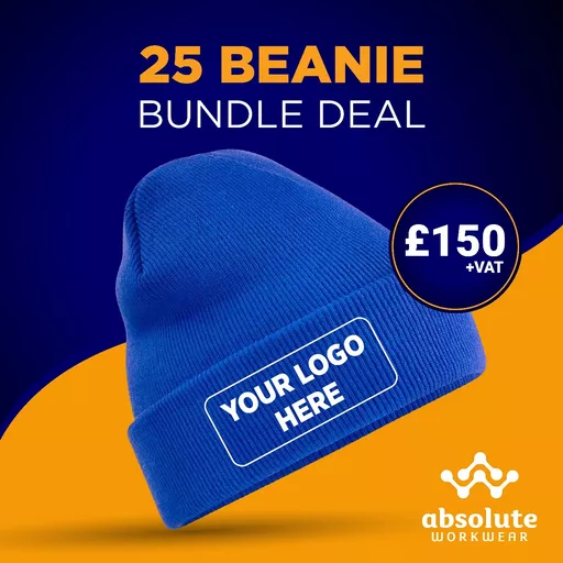 25 Embroidered Beanie Bundle
