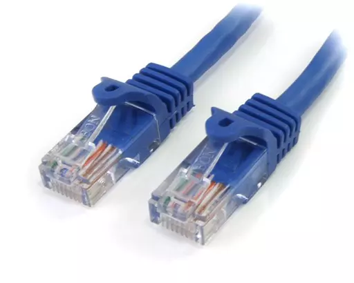 StarTech.com Cat5e Patch Cable with Snagless RJ45 Connectors - 5 m, Blue