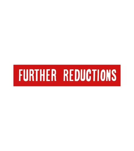 'Further Reductions' Horizontal Sale Banner - 1000mm x 180mm