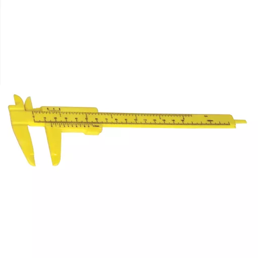 VERNIER CALIPER, SLIDING, PLASTIC SET OF 15