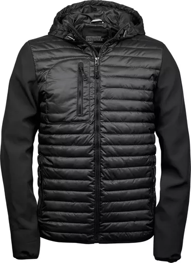 Men's Hooded Crossover Jacket