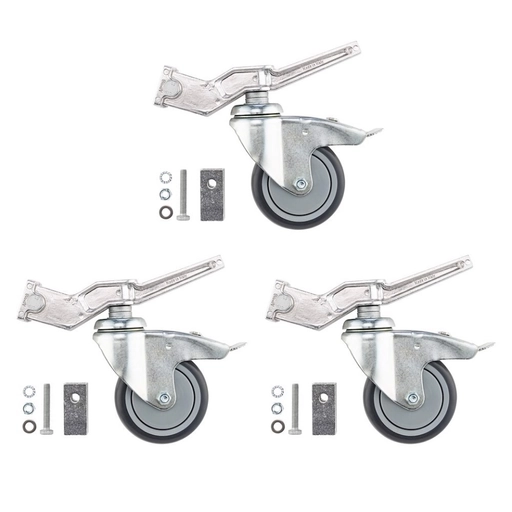 Avenger Braked Wheel Set of 3 fits 20mmx20mm & 25mmx25mm CS