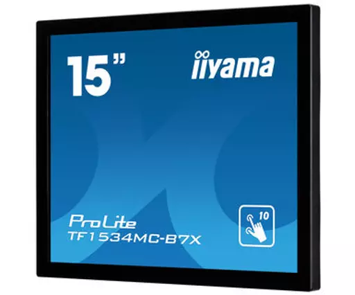 iiyama ProLite TF1534MC-B7X computer monitor 38.1 cm (15") 1024 x 768 pixels XGA LED Touchscreen Multi-user Black