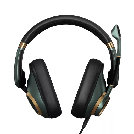 EPOS H6PRO Closed Headset Wired Head-band Gaming Black, Gold, Green