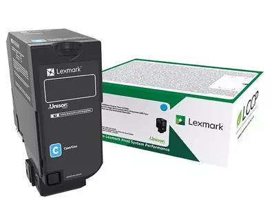 Lexmark 75B20C0 Toner-kit cyan return program, 10K pages ISO/IEC 19752 for Lexmark CS 727