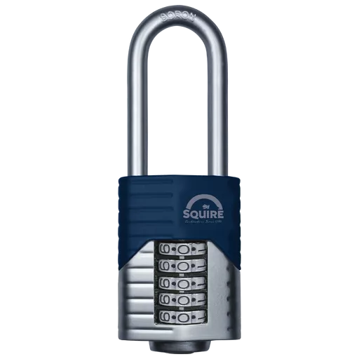SQUIRE Vulcan Long Boron Shackle Combination Padlock