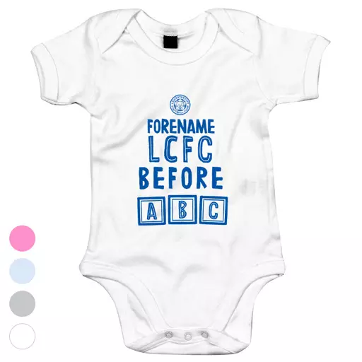 Leicester City FC Before ABC Baby Bodysuit