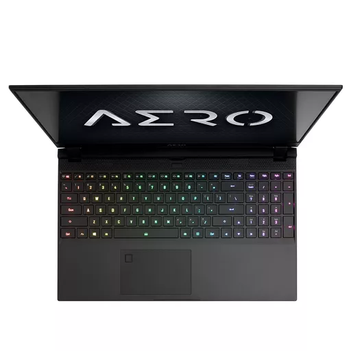 GIGABYTE AERO 15 OLED WA-7UK5130SP Intel® Core™ i7 i7-9750H Laptop 39.6 cm (15.6") 4K Ultra HD 16 GB DDR4-SDRAM 512 GB SSD NVIDIA® GeForce RTX™ 2060 Wi-Fi 6 (802.11ax) Windows 10 Pro Black