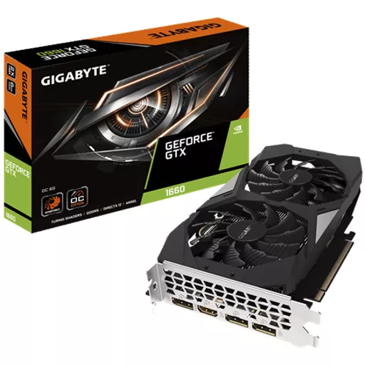 GIGABYTE GV-N1660OC-6GD graphics card NVIDIA GeForce GTX 1660 6 GB GDDR5