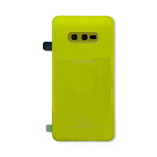 Back Cover w/ Camera Lens (Service Pack) (Canary Yellow) - For Galaxy S10e (G970)