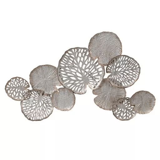 Golden Lilypad Wall Art