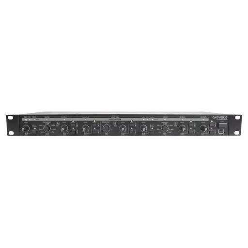 Q-Audio QXOVER23 Venue Sound Stereo 2/3 Way Active Crossover