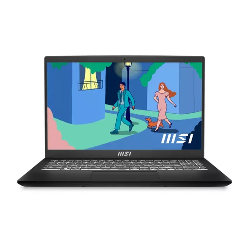 MSI Modern 15 B7M-086UK AMD Ryzen™ 7 7730U Laptop 39.6 cm (15.6") Full HD 8 GB DDR4-SDRAM 512 GB SSD Wi-Fi 6E (802.11ax) Windows 11 Home Black