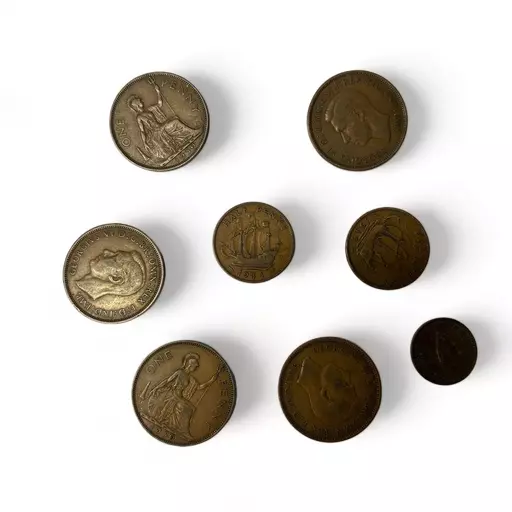 8 x WW2 era coins