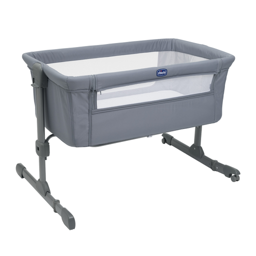Chicco Next2Me Essential Bedside Crib in Stone Cribs Chicco
