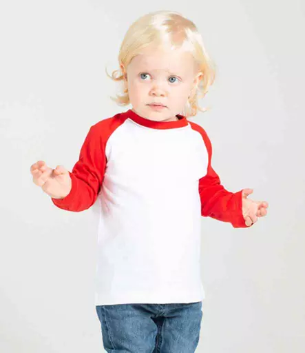 Larkwood Baby/Toddler Long Sleeve Baseball T-Shirt