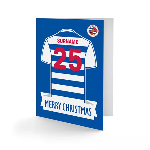 Reading FC Shirt Christmas Card