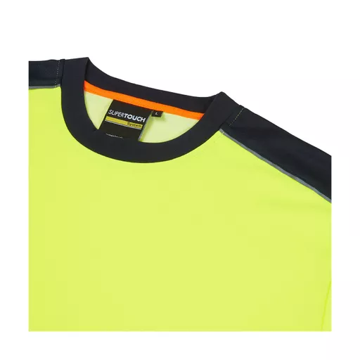 systems-hi-vis-eco-cottoncool-yellow-t-shirt-neck-detail.jpg?