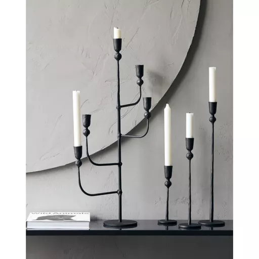Candle Stand, Trivo, Black, Medium