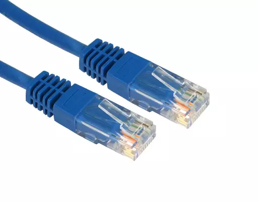 Cables Direct 1m Cat5e networking cable Blue U/UTP (UTP)