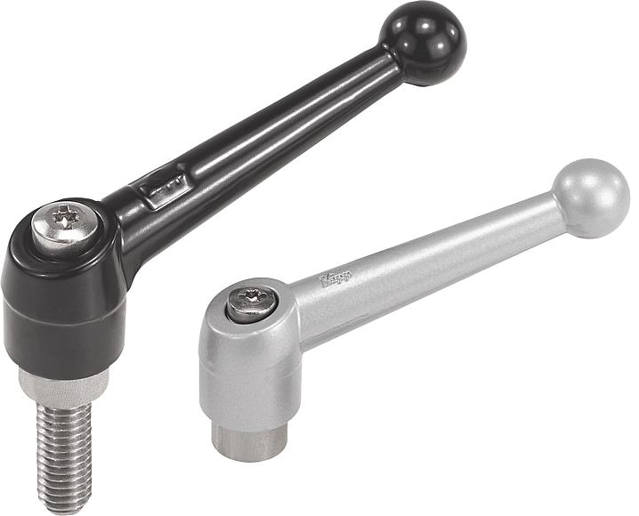 K0117 - Zinc Clamp Lever Parts in Stainless Steel M4-M16