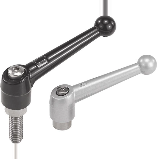 K0117 - Zinc Clamp Lever Parts in Stainless Steel M4-M16