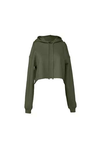 Women's Cropped Fleece Hoodie