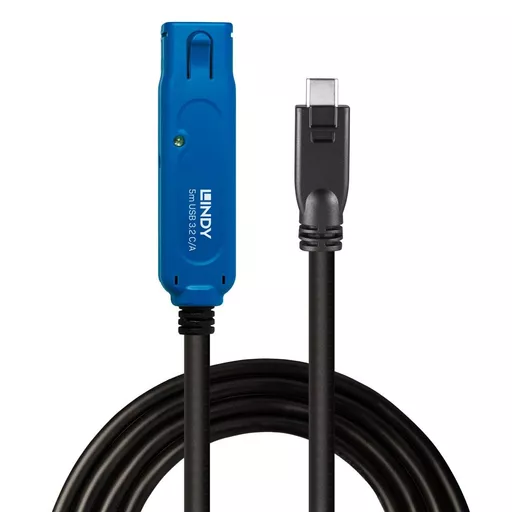 Lindy 5m USB 3.2 Gen 1 C/A Active Extension Pro