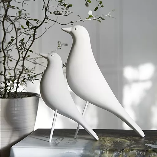 Decorative Bird, Matt White, Large