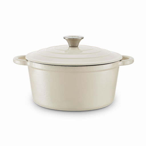 Foundry 24cm Round Cast Iron Casserole Cream