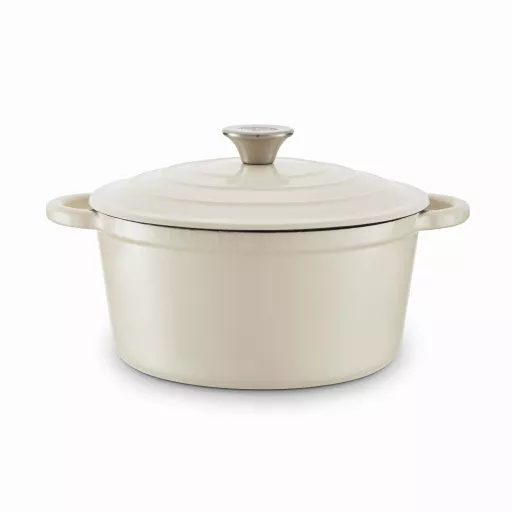 24cm Round Casserole Cast Iron