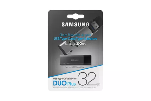 Samsung MUF-32DB USB flash drive 32 GB USB Type-C 3.2 Gen 1 (3.1 Gen 1) Black, Grey