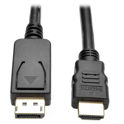 Tripp Lite P582-006-V2-ACT DisplayPort 1.2 to HDMI Active Adapter Cable (DP with Latches to HDMI M/M), 4K, 6 ft. (1.8 m)