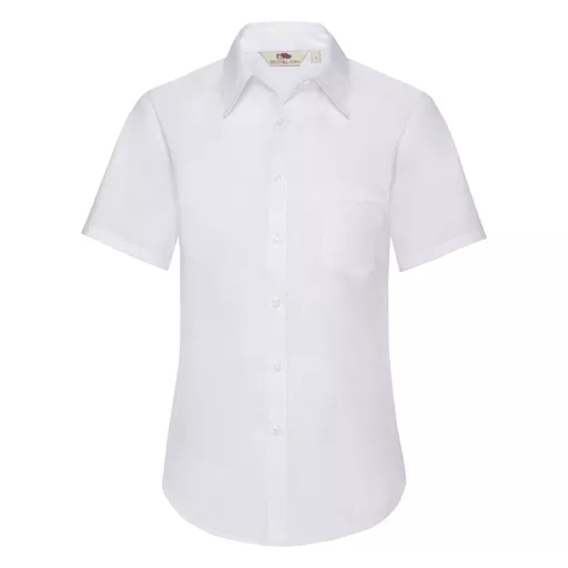 Ladies' Short Sleeve Poplin Shirt