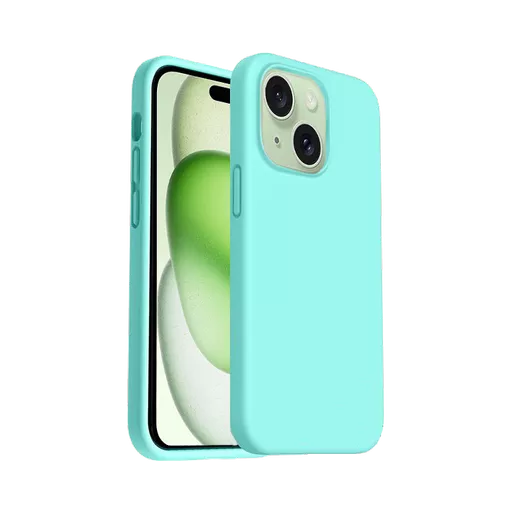 Silicone for iPhone 15 Plus - Mint