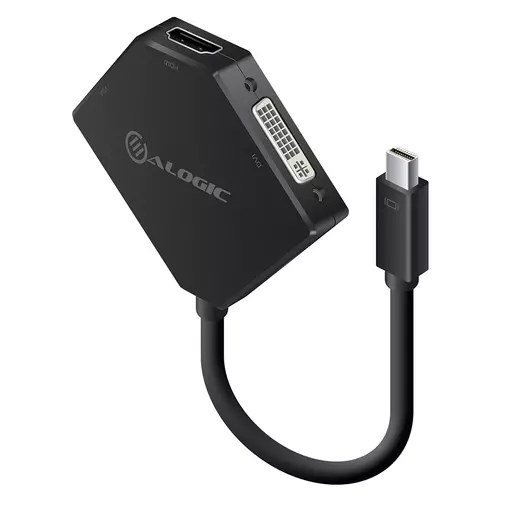 ALOGIC 3-in-1 Mini DisplayPort to HDMI/ DVI/ VGA Adapter - Male to 3 - Female