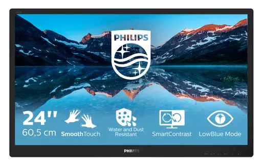 Philips 242B9TN/00 computer monitor 60.5 cm (23.8") 1920 x 1080 pixels Full HD LCD Tabletop Black